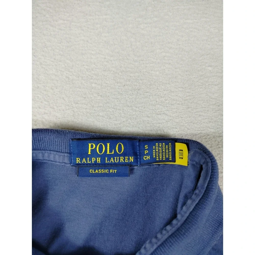 Polo Ralph Lauren Polo Shirt‎ Mens Small Blue Classic Fit Pony Preppy Casual